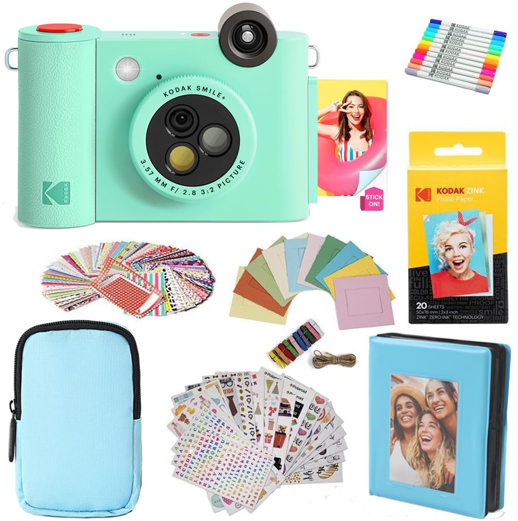 Cámara Digital De Impresión Instantánea E Impresora Fotográfica Kodak Smile+ - Venta Internacional.
