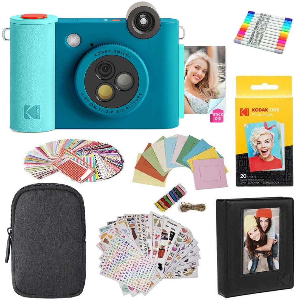 Cámara Digital De Impresión Instantánea E Impresora Fotográfica Kodak Smile+ - Venta Internacional.