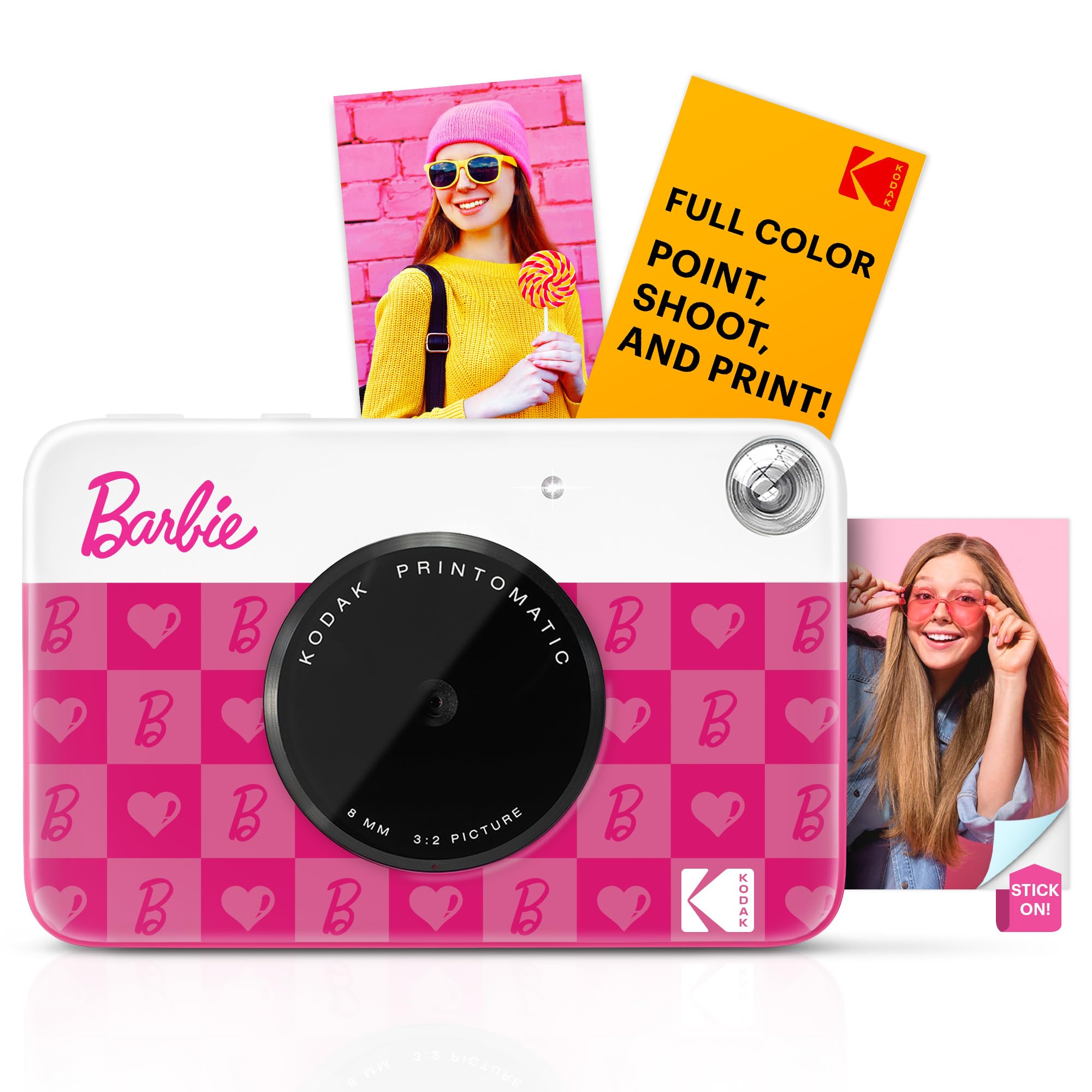 Foto 3 pulgar | Cámara Digital Kodak X Barbie Printomatic + Estuche + Papel - Venta Internacional.
