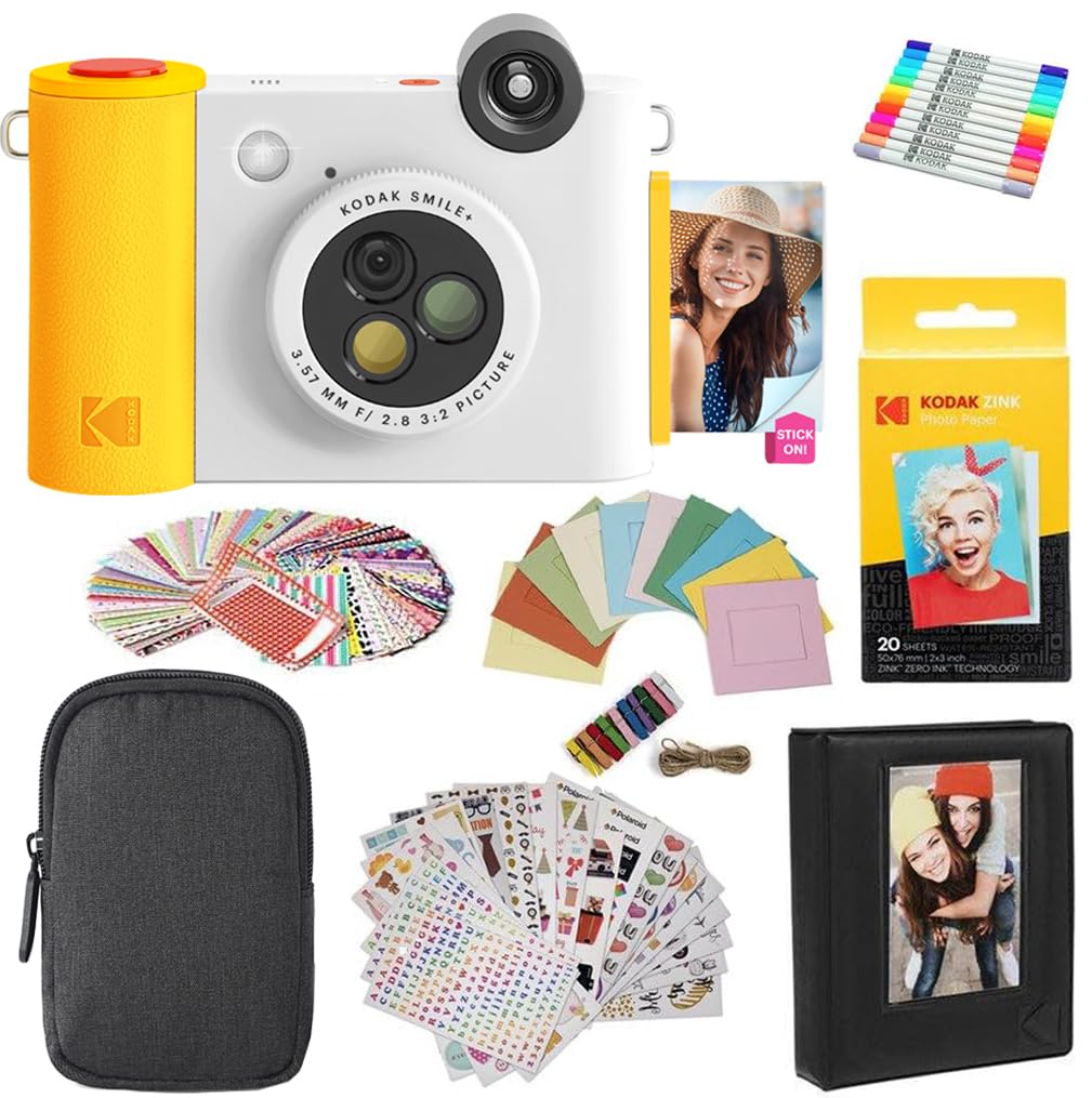 Foto 1 | Cámara Digital De Impresión Instantánea E Impresora Fotográfica Kodak Smile+ - Venta Internacional.