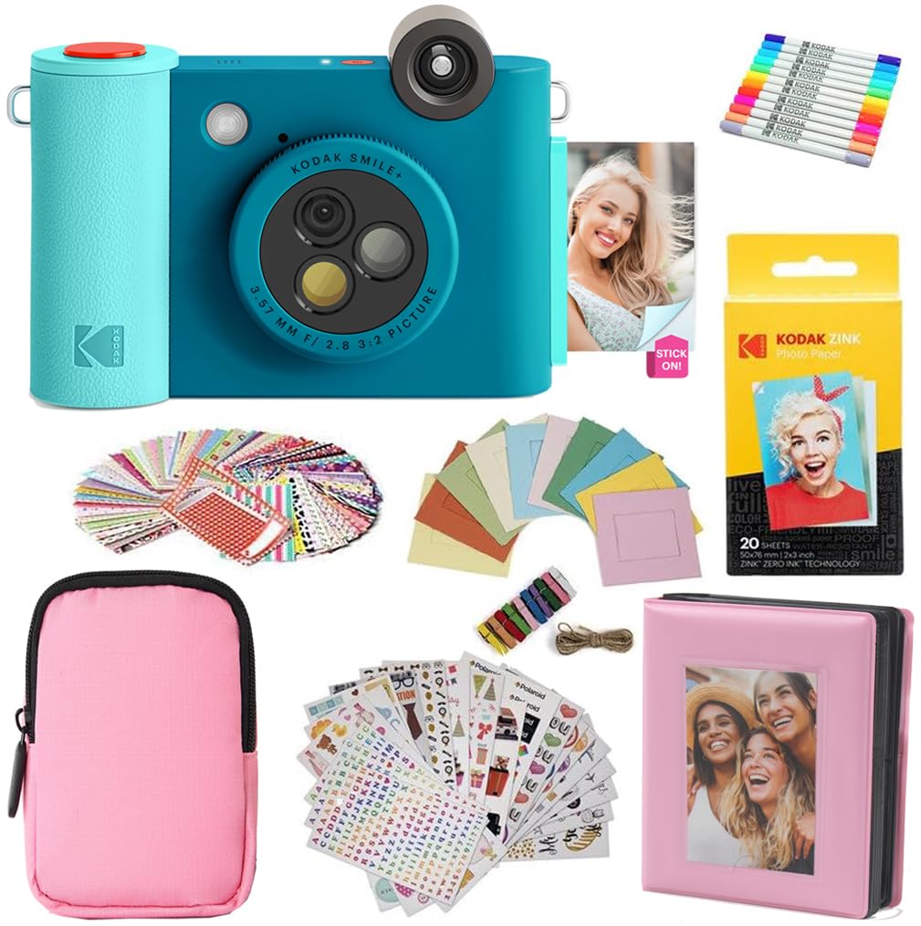 Foto 1 | Cámara Digital De Impresión Instantánea E Impresora Fotográfica Kodak Smile+ - Venta Internacional.