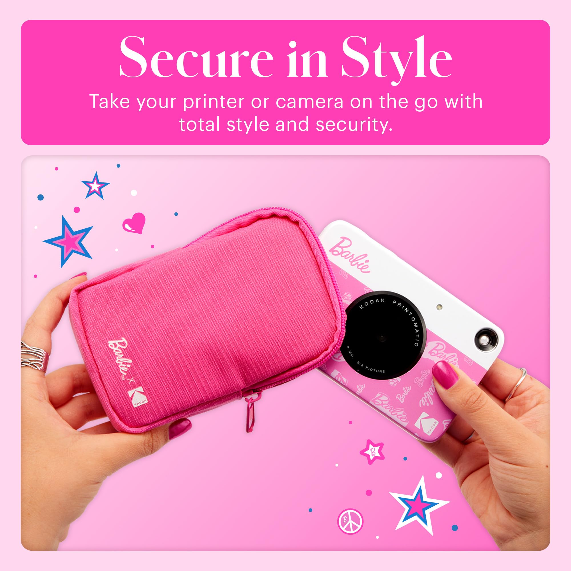 Foto 7 pulgar | Cámara Digital Kodak X Barbie Printomatic Con Accesorios - Venta Internacional.