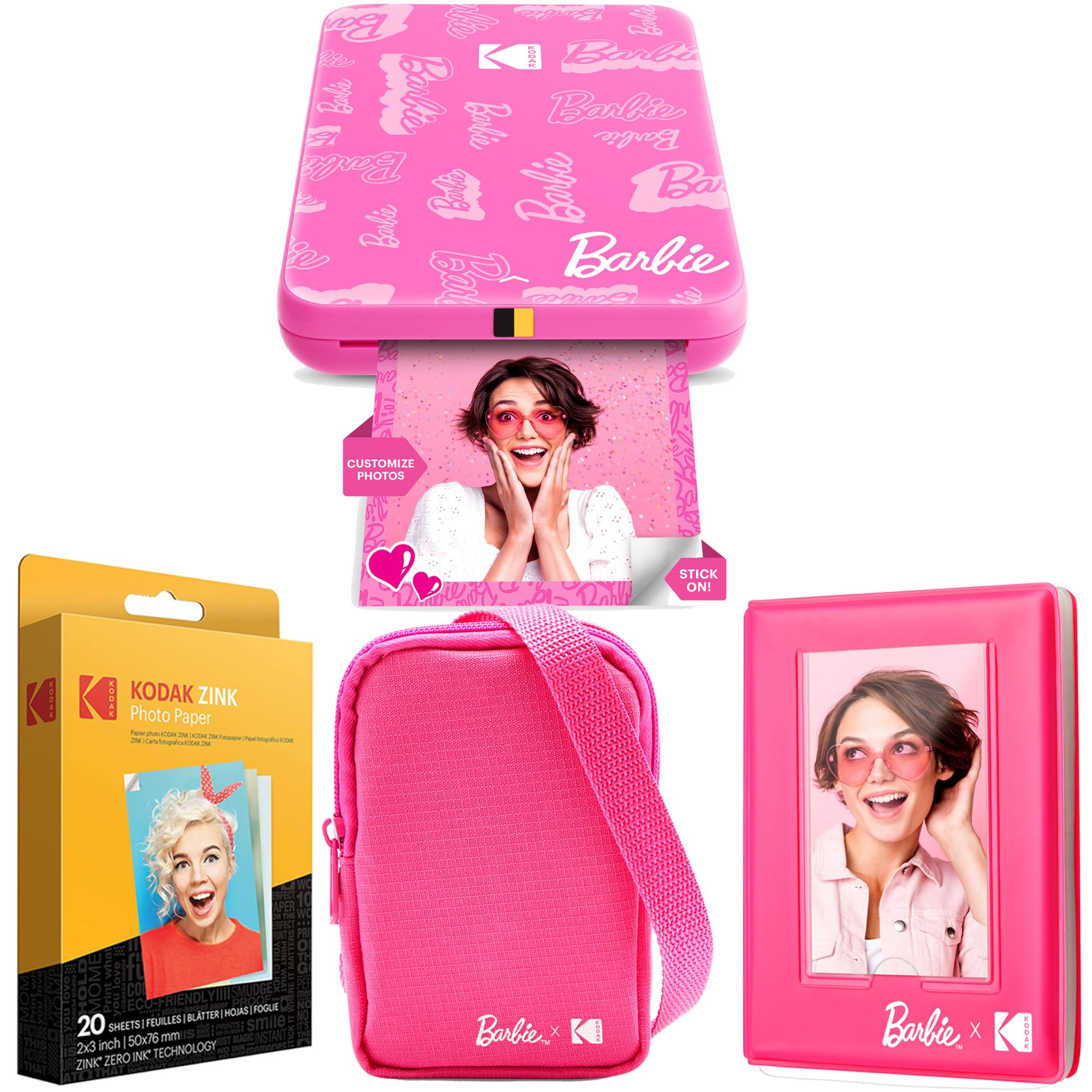 Foto 2 pulgar | Impresora Fotográfica Kodak X Barbie Step Slim Wireless + Case - Venta Internacional.