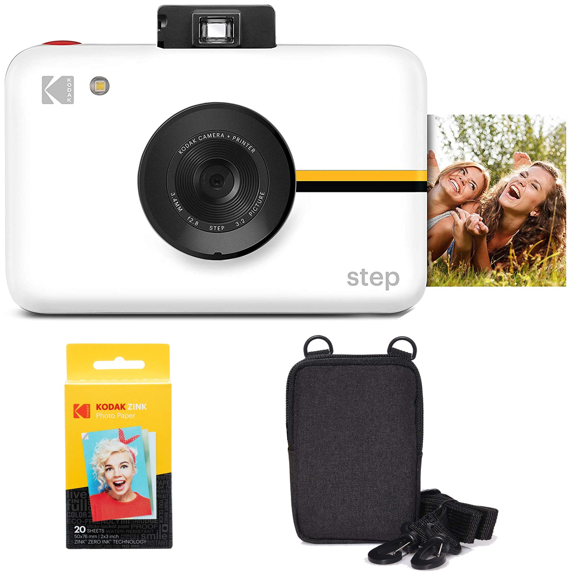 Foto 1 | Cámara Instantánea Kodak Step Con Sensor De Imagen De 10 Mp, Color Blanco - Venta Internacional.
