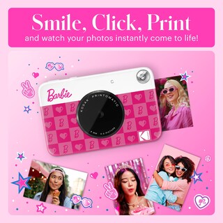 Foto 5 | Cámara Digital Kodak X Barbie Printomatic De 5 Mp Con Papel Zincado - Venta Internacional.