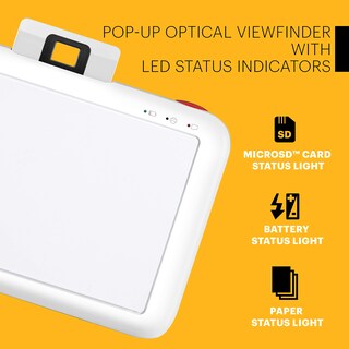 Foto 5 | Cámara Instantánea Kodak Step Con Sensor De Imagen De 10 Mp, Color Blanco Y Paquete - Venta Internacional.