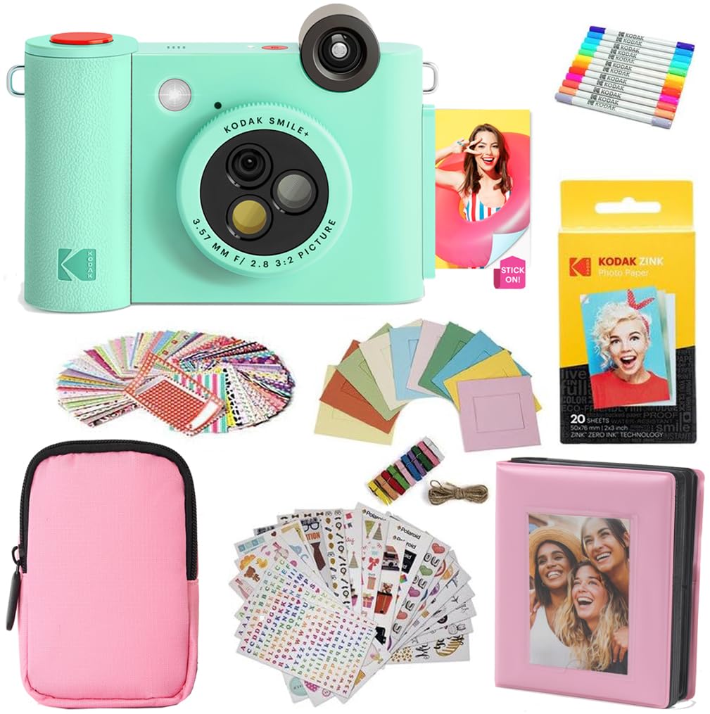 Foto 1 | Cámara Digital De Impresión Instantánea E Impresora Fotográfica Kodak Smile+ - Venta Internacional.