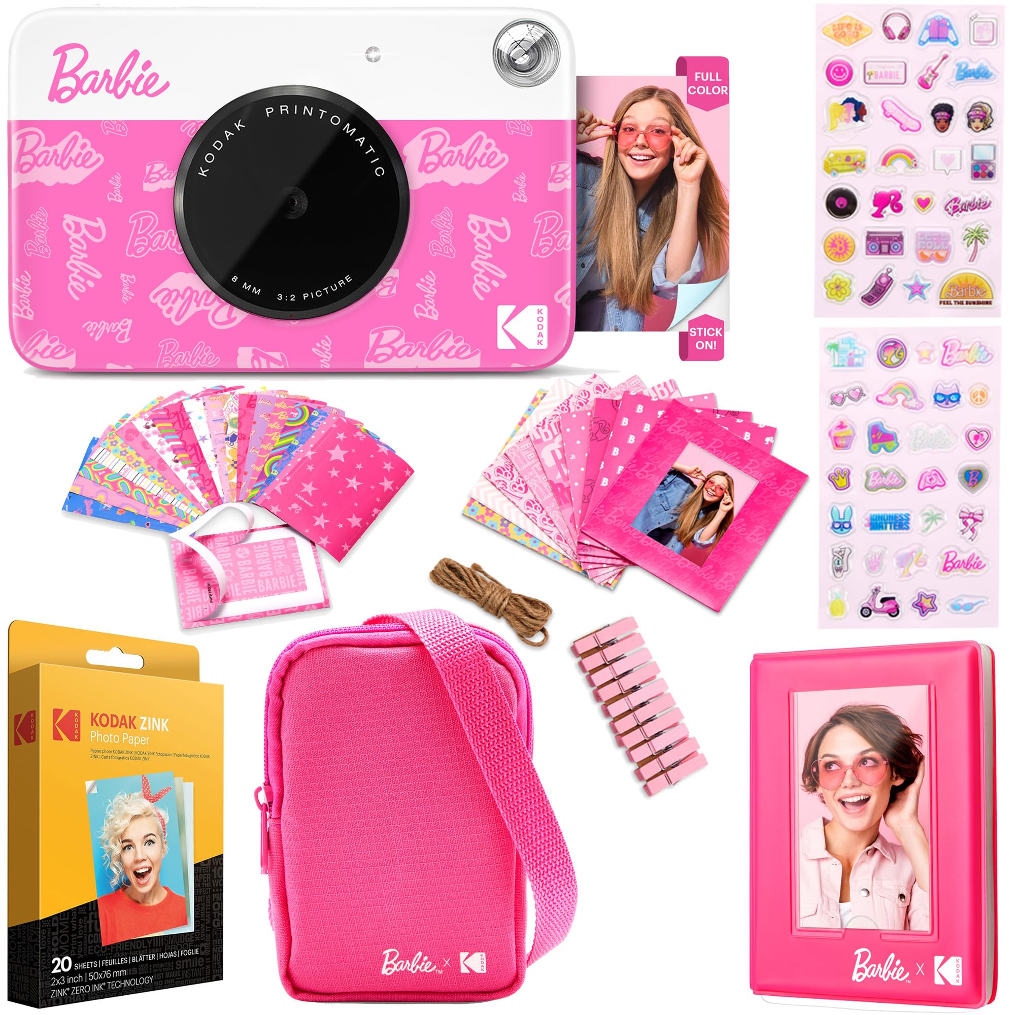 Foto 2 pulgar | Cámara Digital Kodak X Barbie Printomatic Con Accesorios - Venta Internacional.