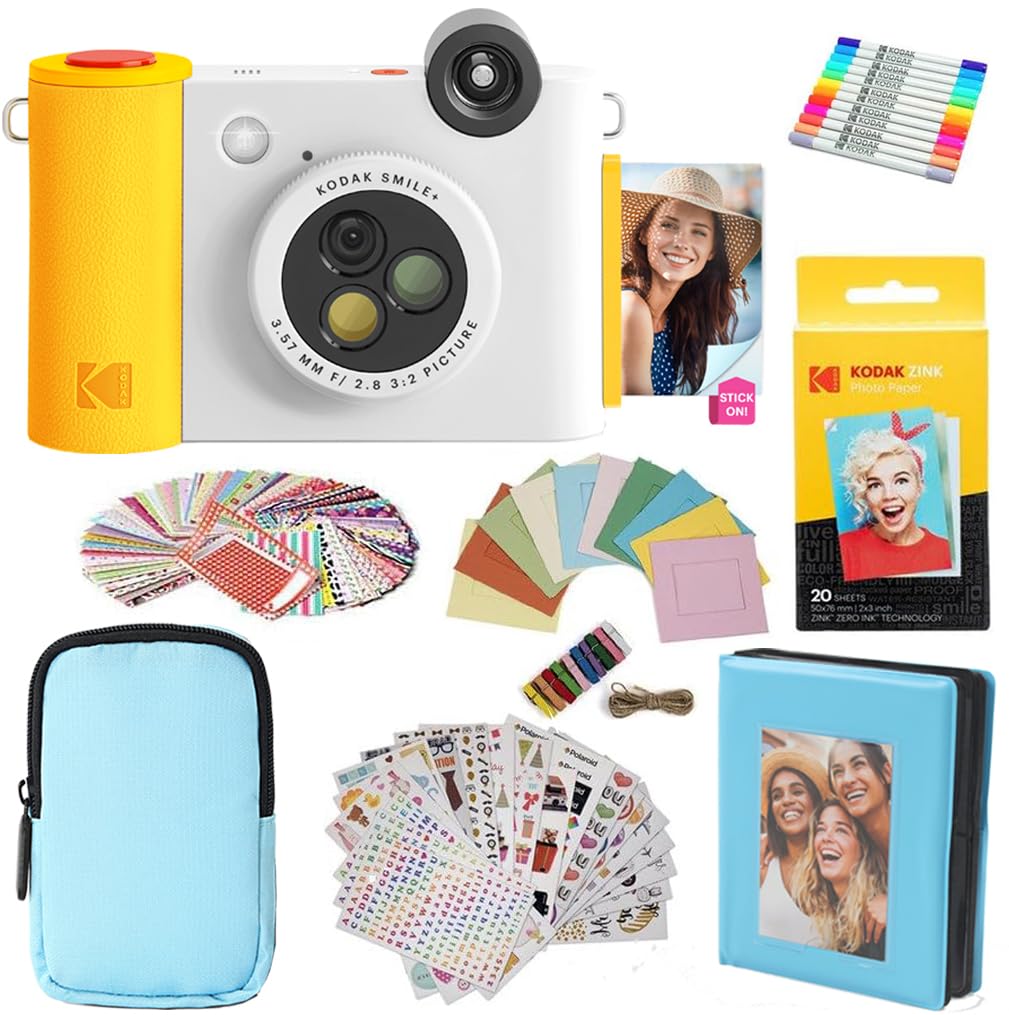 Foto 1 | Cámara Digital De Impresión Instantánea E Impresora Fotográfica Kodak Smile+ - Venta Internacional.