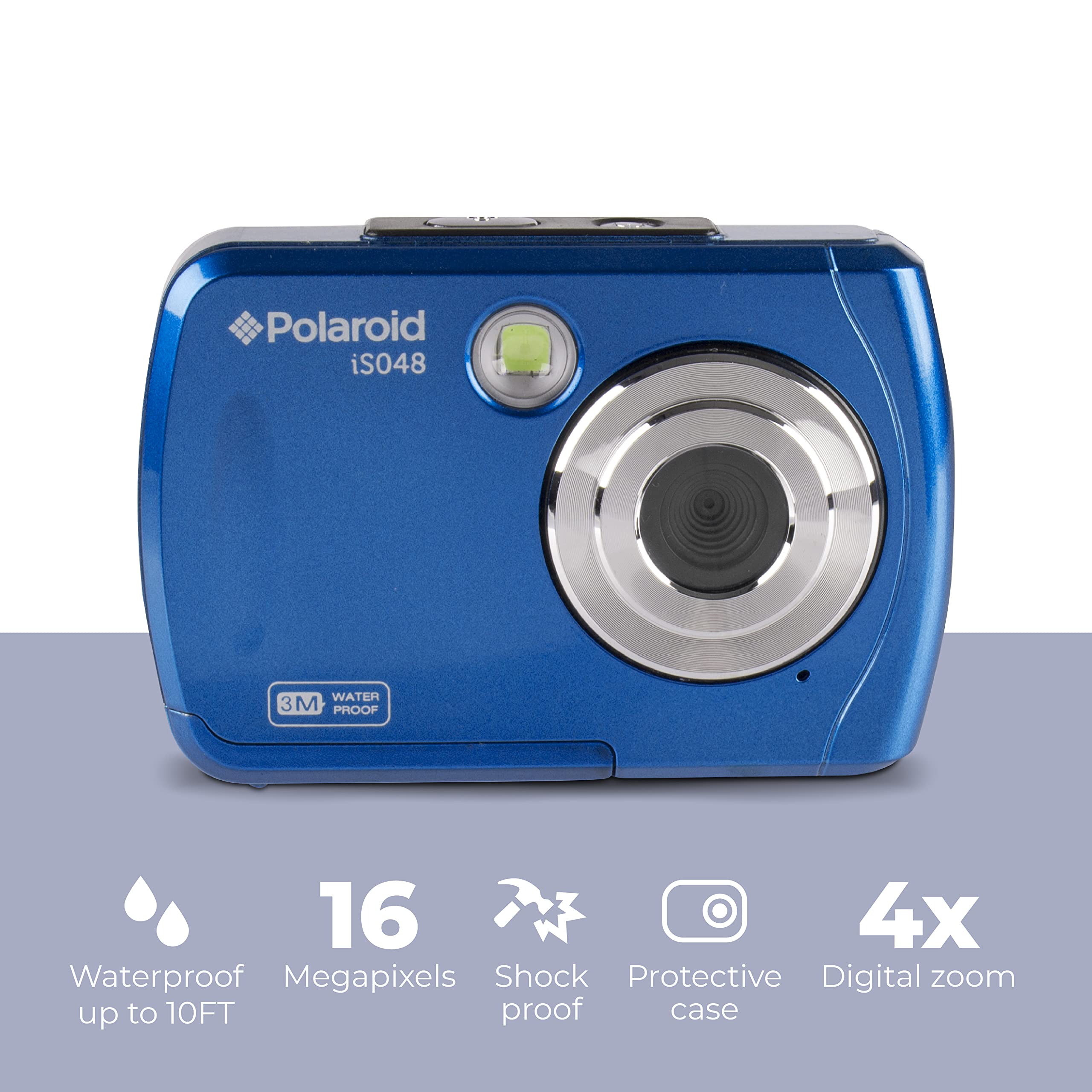 Foto 3 pulgar | Cámara Digital Polaroid Is048 16mp Waterproof Red - Venta Internacional.