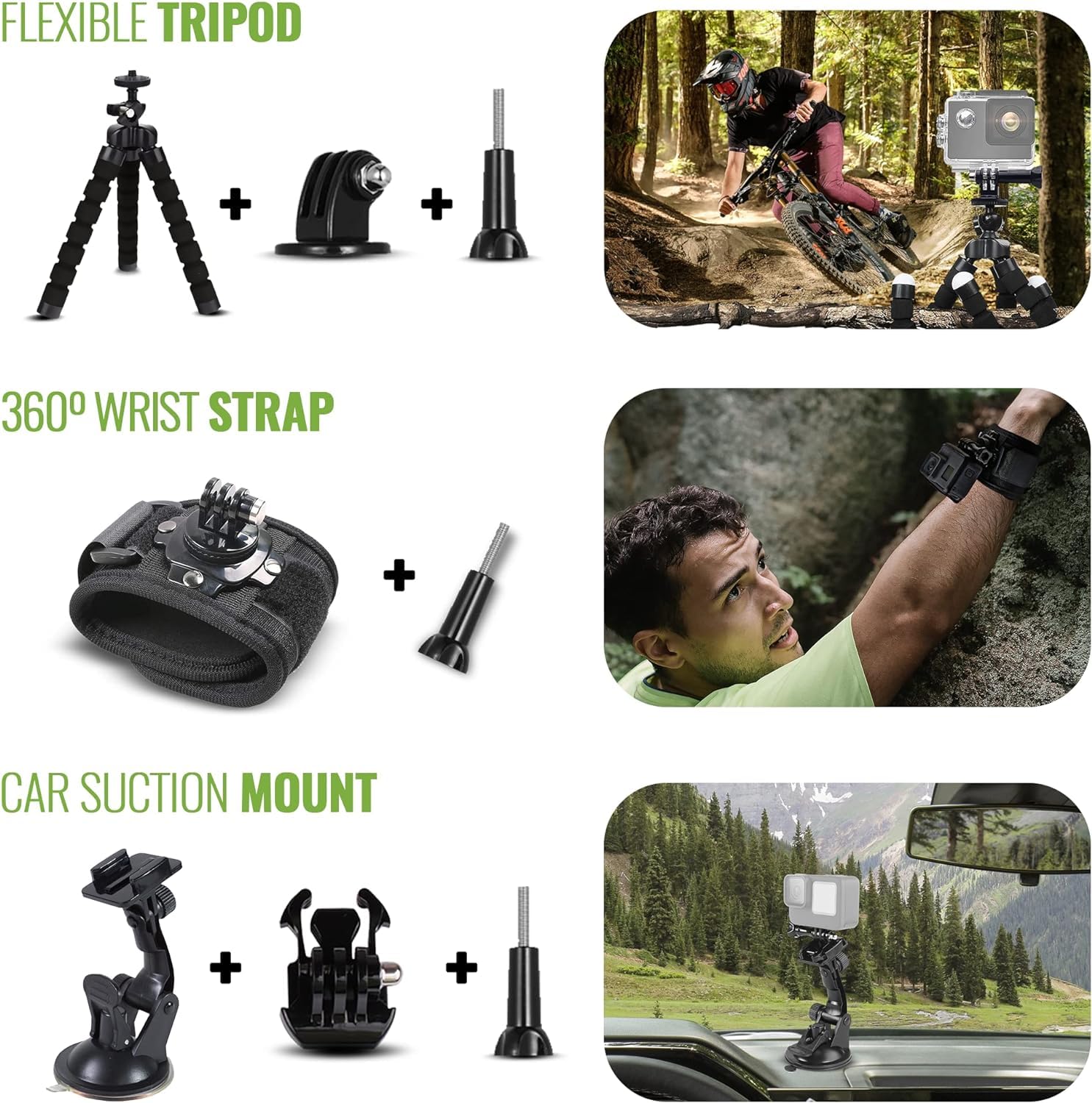Foto 2 | Cámara De Acción Gopro Hero Black Compact 4k Ultra Hd 12mp - Venta Internacional.