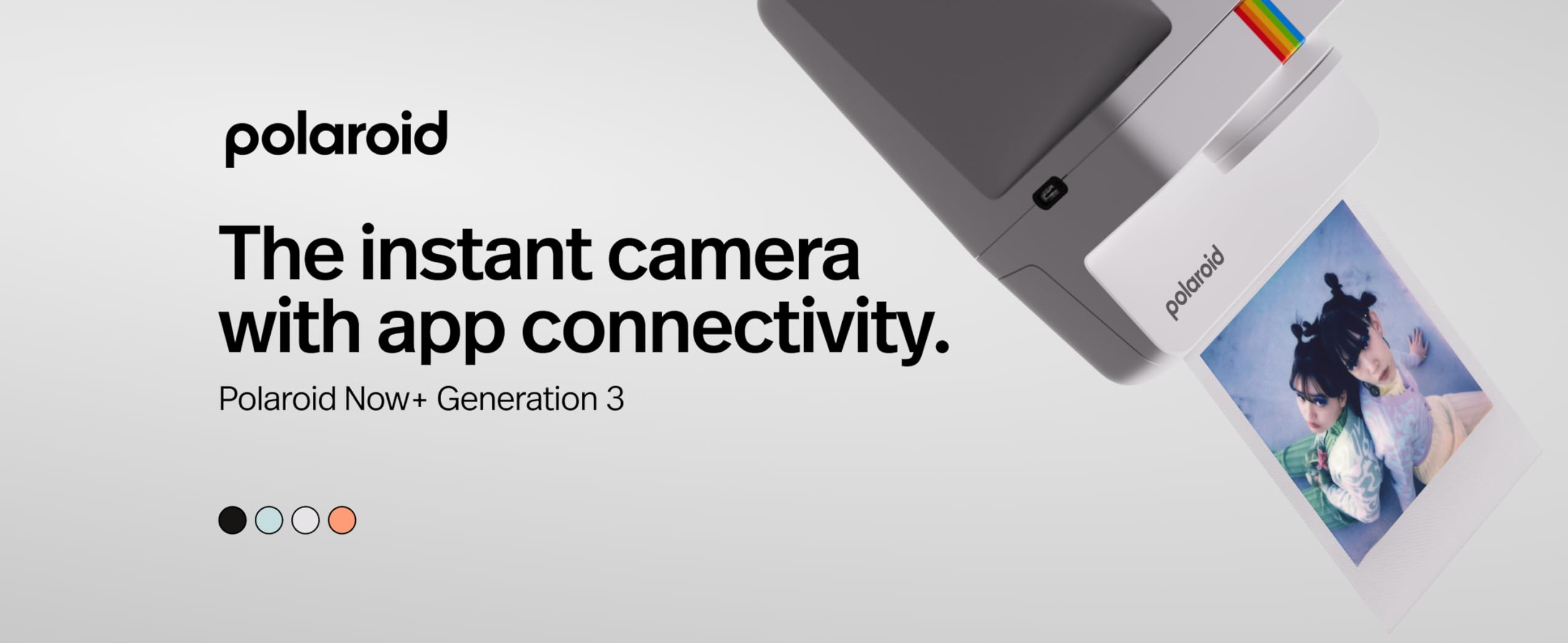 Foto 2 | Cámara De Película Instantánea Polaroid Now+ Bluetooth Coral De Tercera Generación - Venta Internacional.