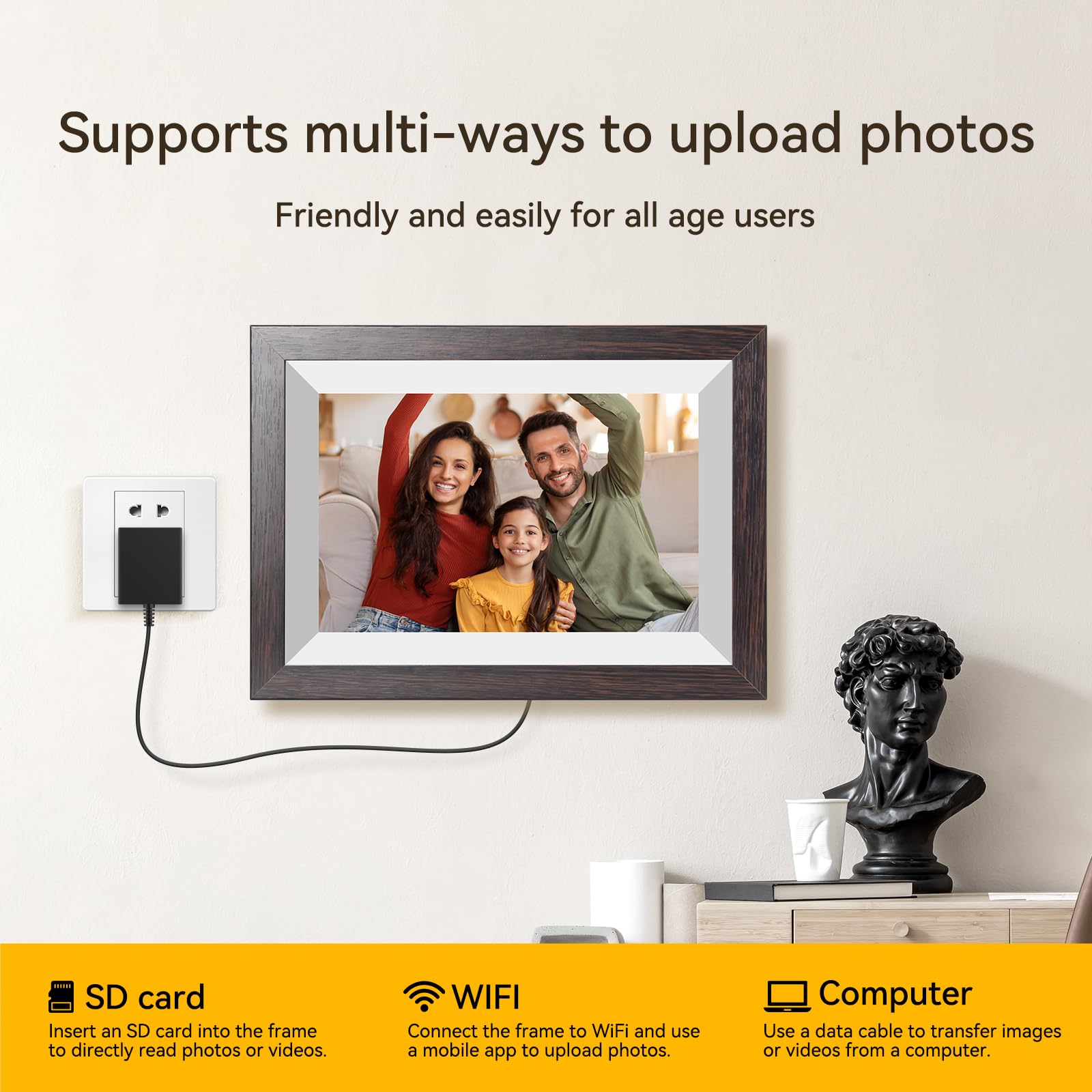 Foto 5 | Marco De Fotos Digital Kodak 10.1'' Wifi 32gb Storage - Venta Internacional.
