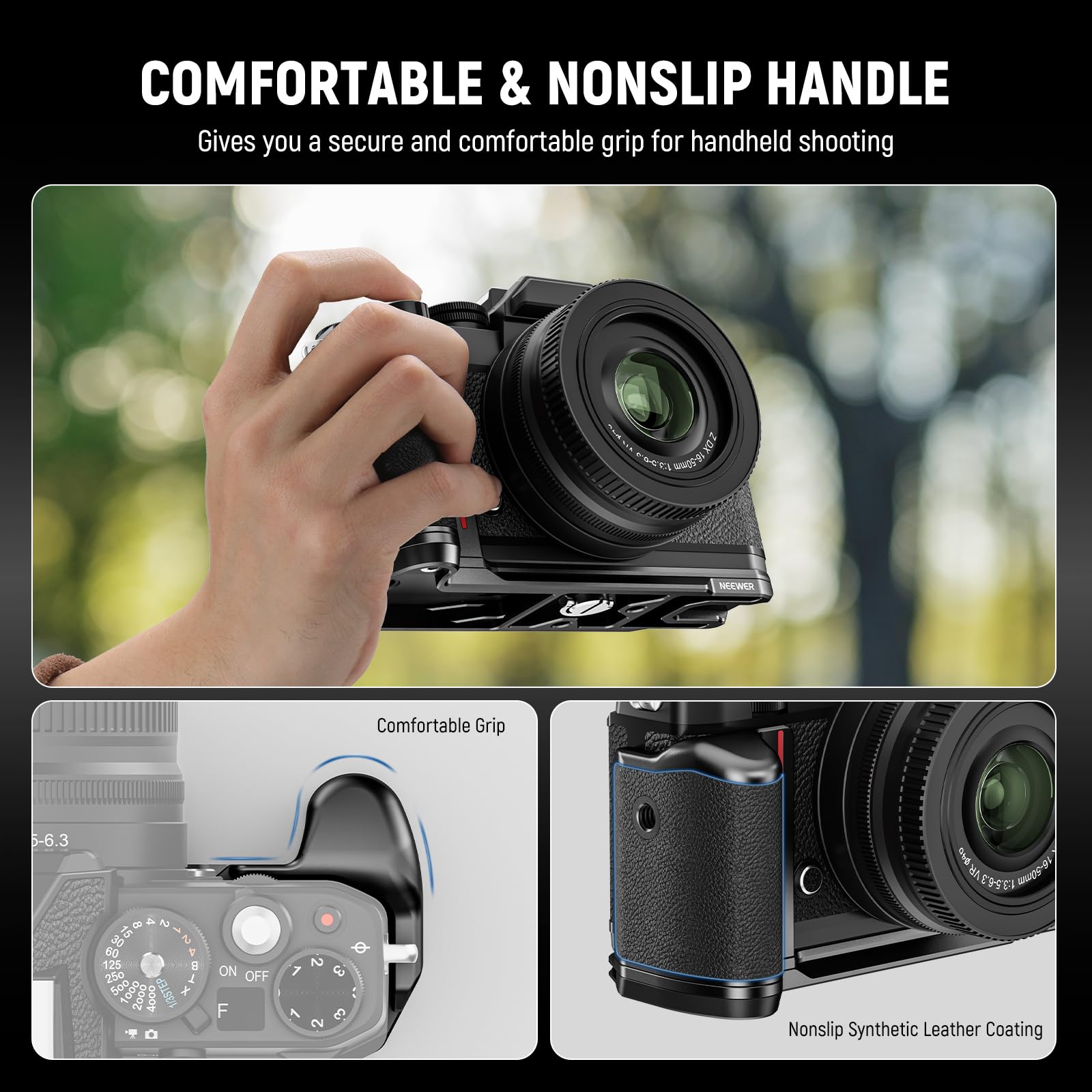 Foto 4 pulgar | Empuñadura De Cámara Neewer Ca076 Zfc En Forma De L Para Nikon Z Fc - Venta Internacional.