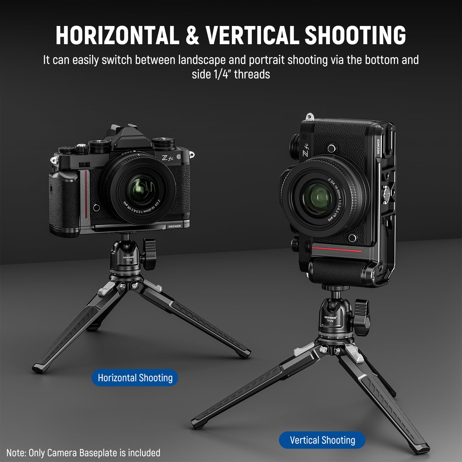 Foto 6 | Empuñadura De Cámara Neewer Ca076 Zfc En Forma De L Para Nikon Z Fc - Venta Internacional.