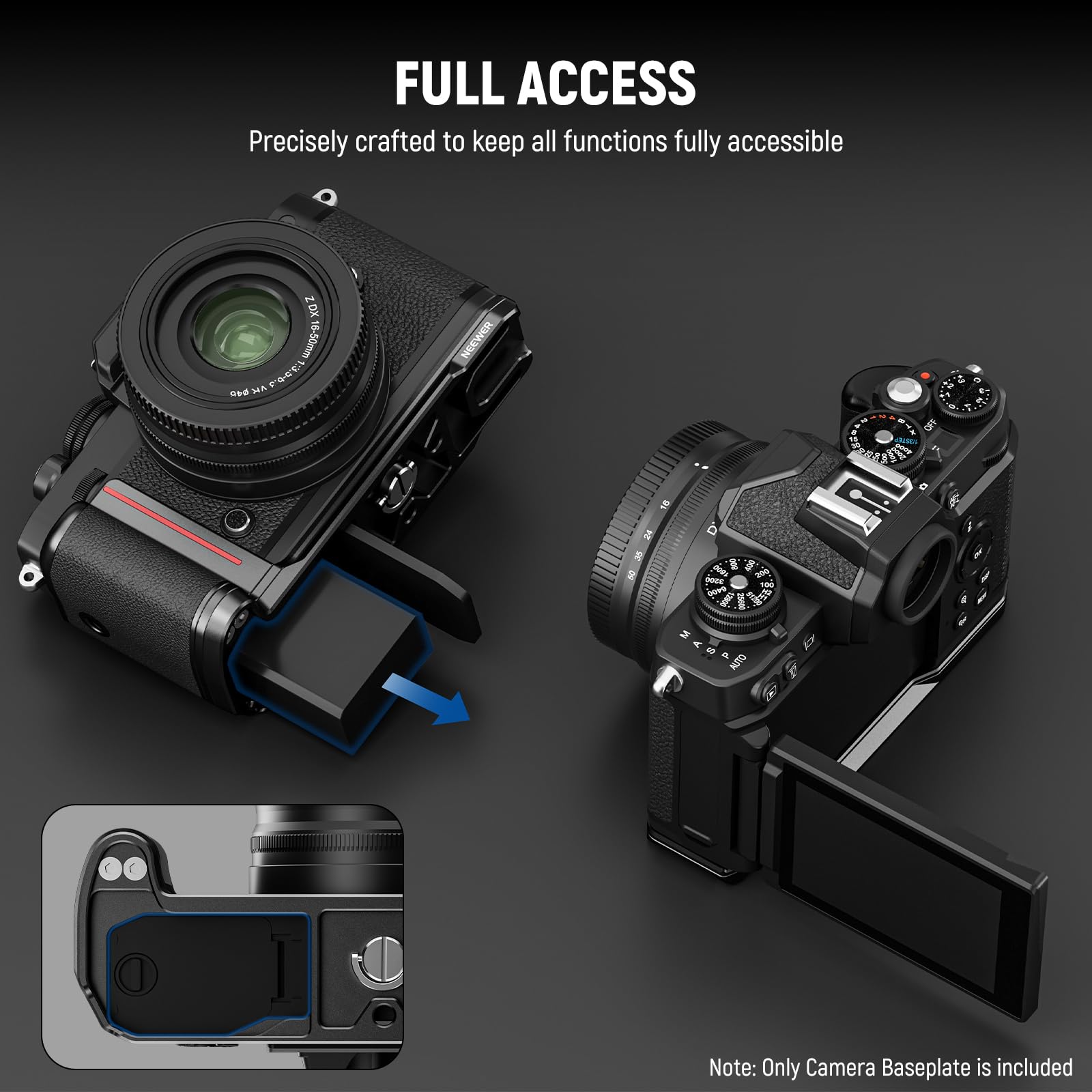 Foto 7 | Empuñadura De Cámara Neewer Ca076 Zfc En Forma De L Para Nikon Z Fc - Venta Internacional.