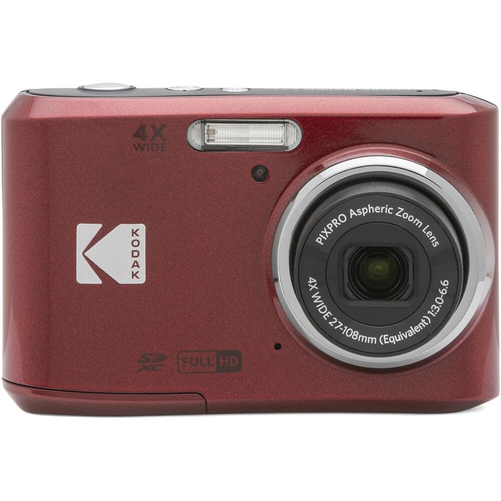 Foto 3 pulgar | Cámara Digital Kodak Pixpro Fz45 Con Tarjeta De Memoria De 32 Gb Roja - Venta Internacional.