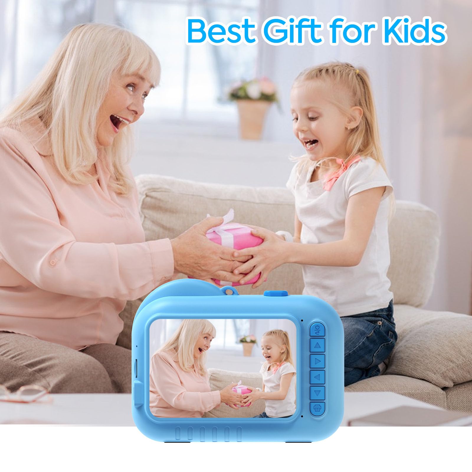 Foto 6 | Cámara De Impresión Instantánea Yosatoo Kids Con Pantalla De 3,5 Pulgadas - Venta Internacional.