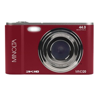 Foto 1 | Cámara Digital Minolta Mnd20 De 44 Mp/2,7 K Ultra Hd, Color Rojo - Venta Internacional.