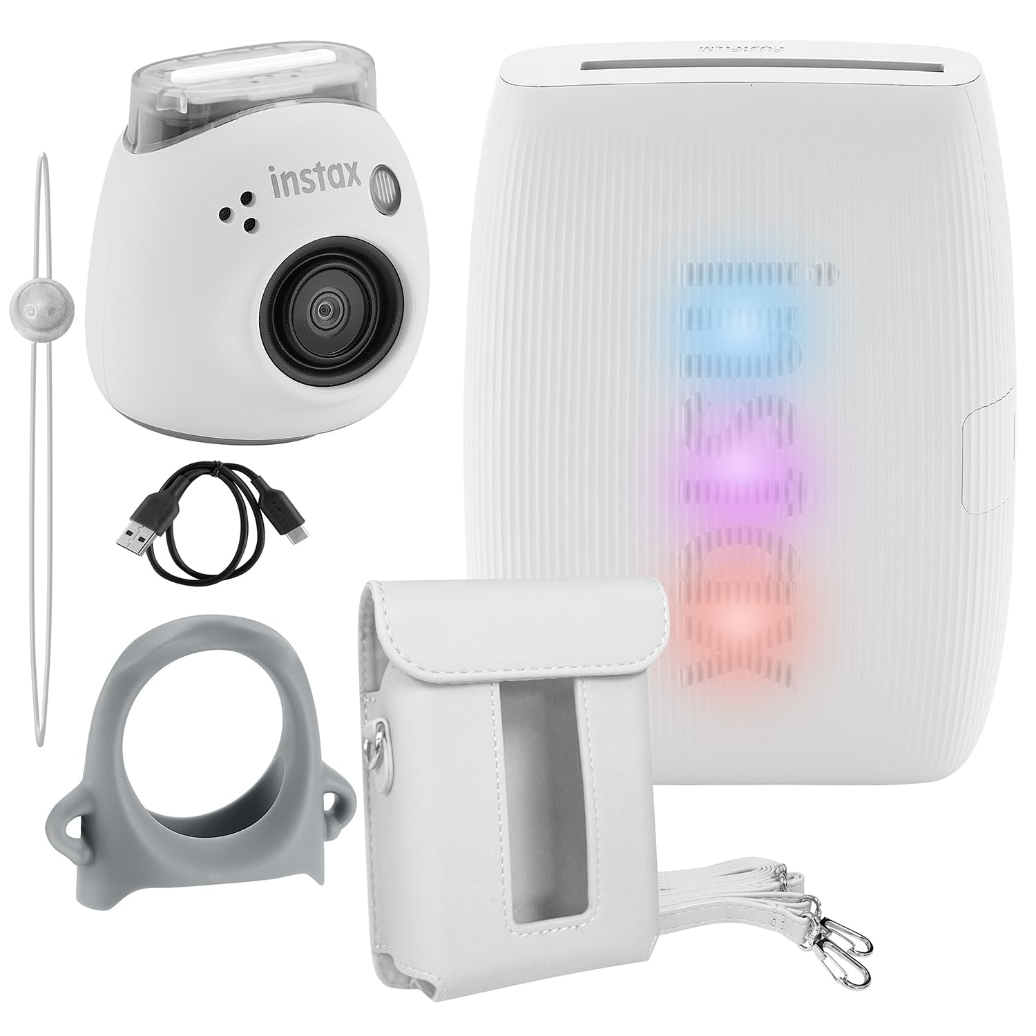 Cámara E Impresora Fujifilm Instax Pal Digital Blanca - Venta Internacional.