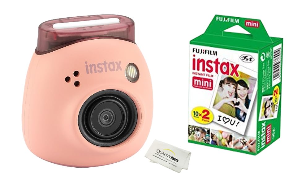Foto 2 pulgar | Cámara Digital Fujifilm Instax Pal Con 20 Impresiones, Color Rosa Pálido - Venta Internacional.