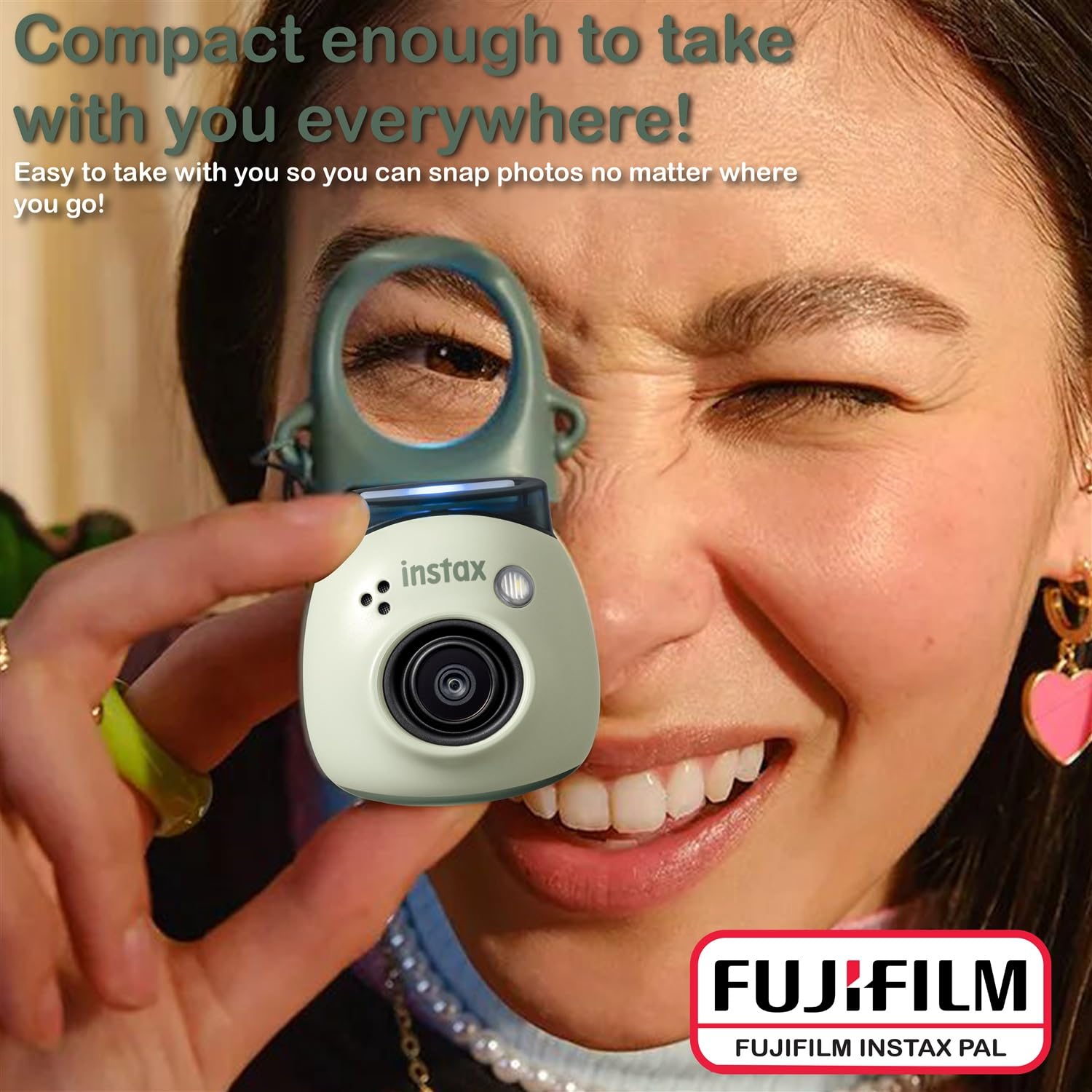 Foto 6 pulgar | Cámara Digital Fujifilm Instax Pal Verde Pistacho +32 Gb - Venta Internacional.