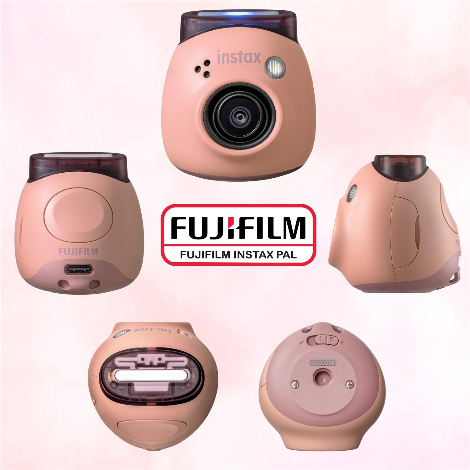 Foto 4 pulgar | Cámara Digital Fujifilm Instax Pal Rosa Empolvado Con Sd De 32 Gb - Venta Internacional.