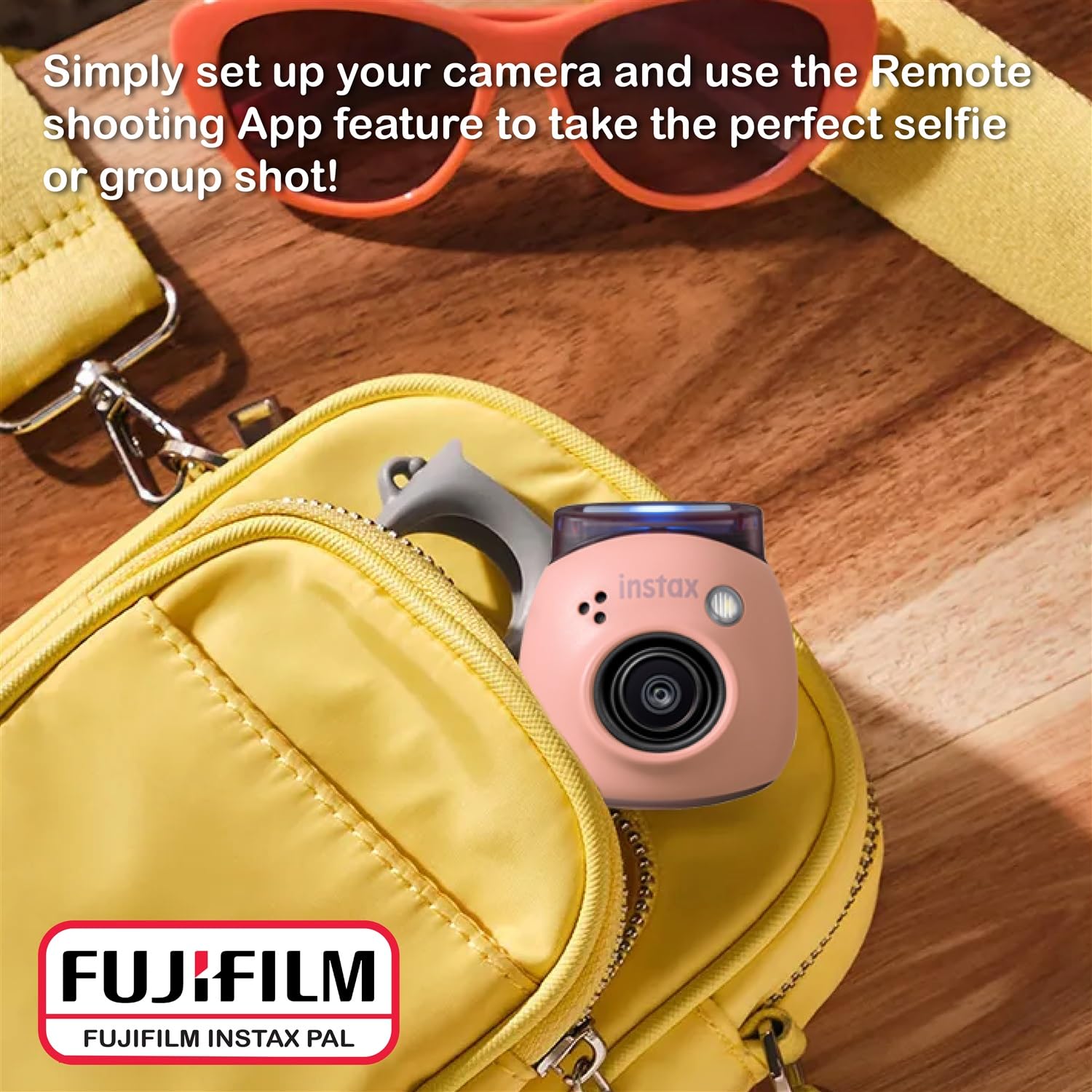 Foto 5 pulgar | Cámara Digital Fujifilm Instax Pal Rosa Empolvado Con Sd De 32 Gb - Venta Internacional.