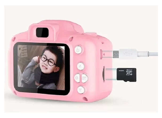 Foto 7 pulgar | Cámara Digital De Regalo Mini Portátil Para Niños 240081 Rosa - Venta Internacional.