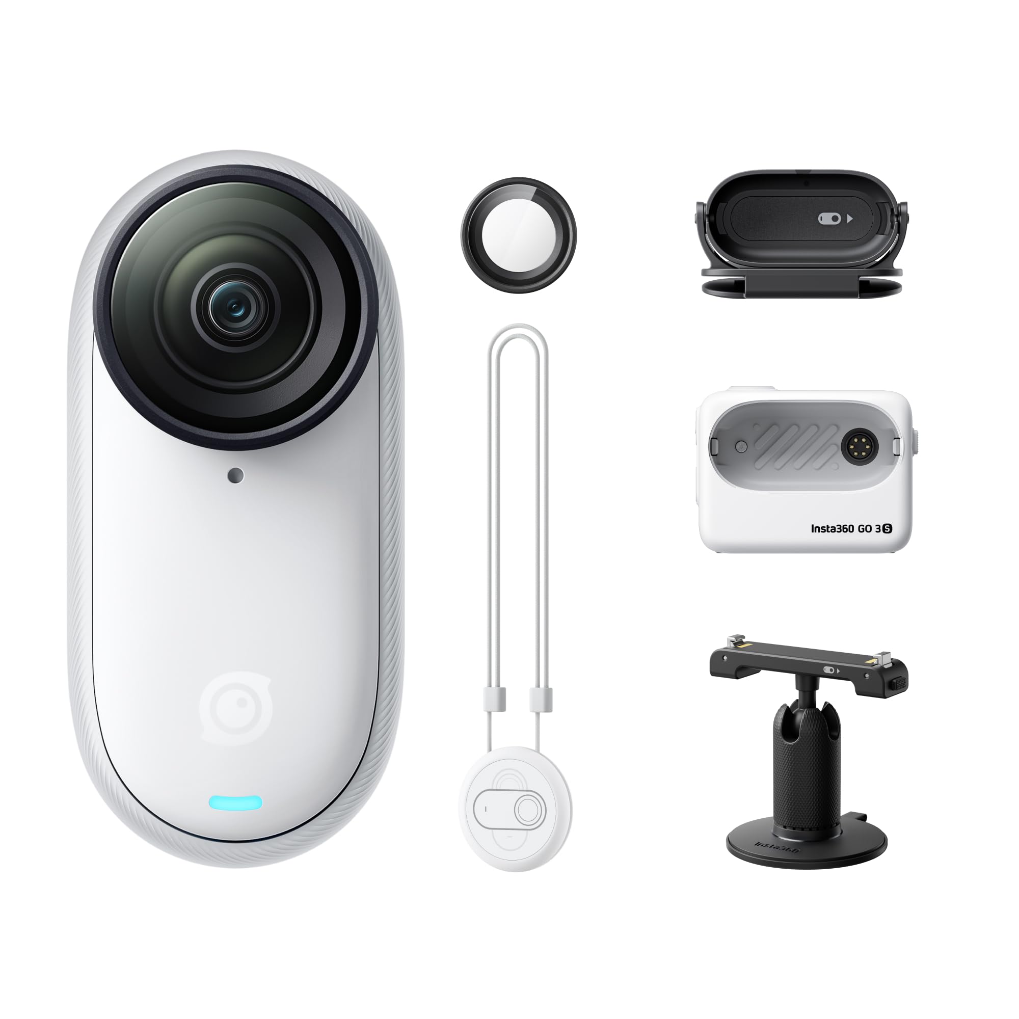 Foto 2 pulgar | Cámara De Vlogs Insta360 Go 3s 4k 64 Gb Con Estabilización Blanca - Venta Internacional.