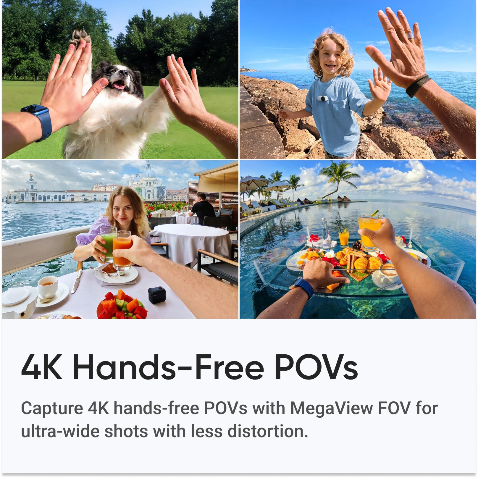 Foto 4 pulgar | Cámara De Vlogs Insta360 Go 3s 4k 64 Gb Con Estabilización Blanca - Venta Internacional.