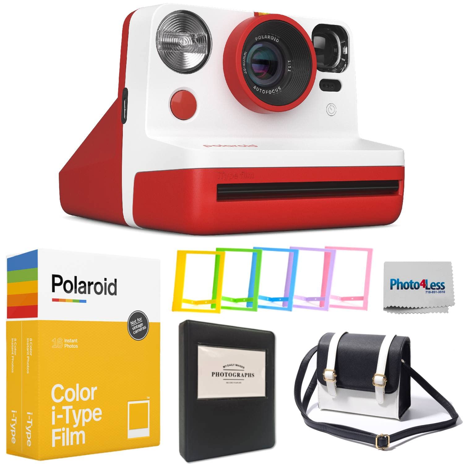Foto 2 pulgar | Cámara De Película Instantánea Polaroid Now, Segunda Generación, I-type, Roja - Venta Internacional.