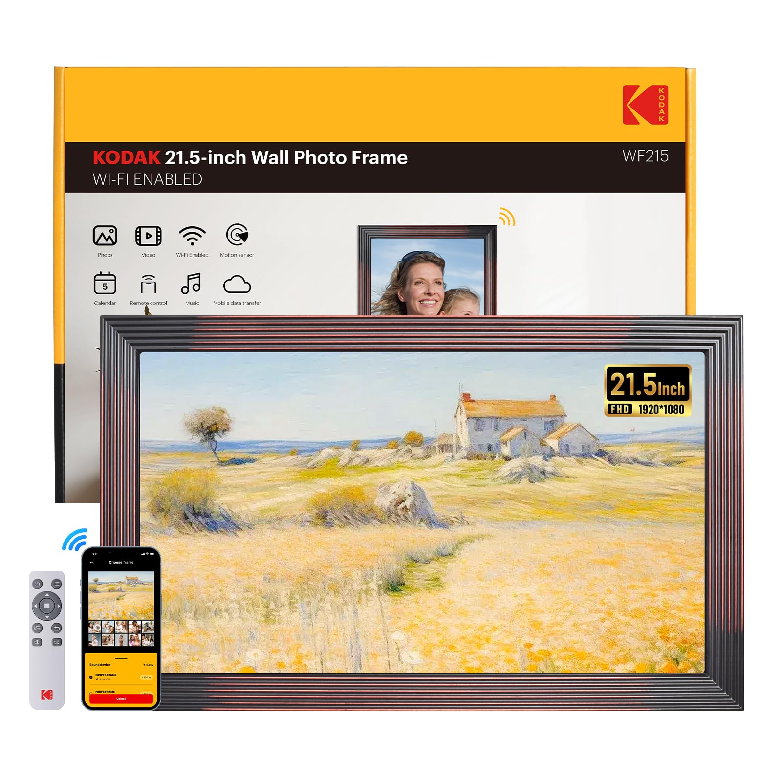 Marco De Fotos Digital Kodak 21.5 Smart De 32 Gb+2 Gb De Ram Fhd Ips - Venta Internacional. $9,273