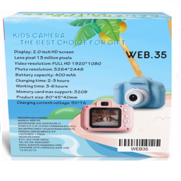 Foto 4 | Camara Digital Niños Uso Rudo Azul