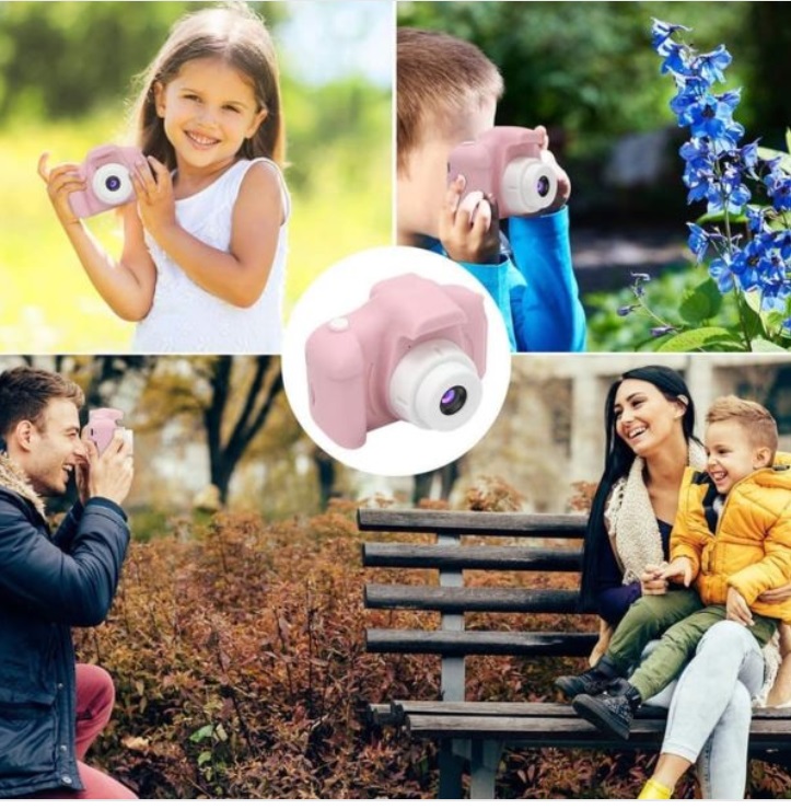 Foto 5 pulgar | Camara Digital Niños Uso Rudo Rosa