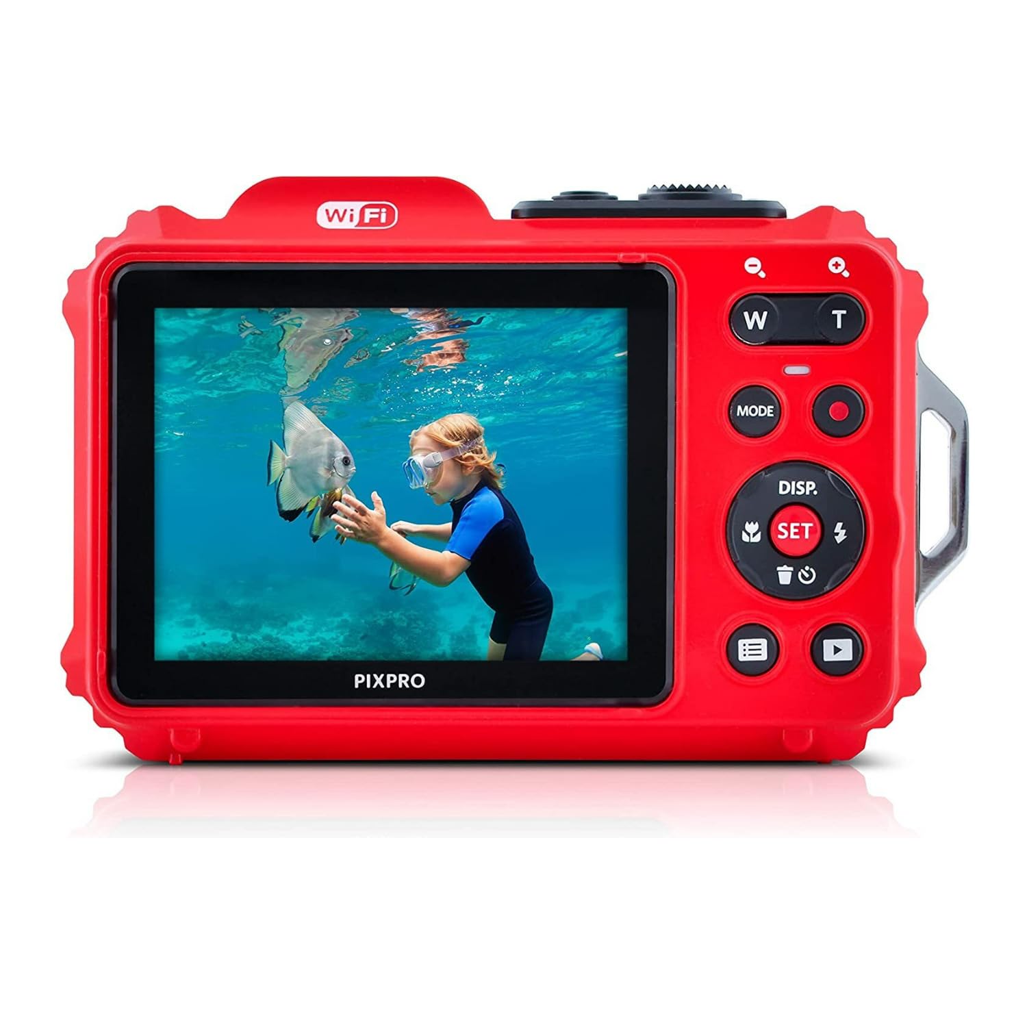 Foto 7 | Cámara Digital Kodak Pixpro Wpz2, Resistente Al Agua, 16 Mp, Roja - Venta Internacional.