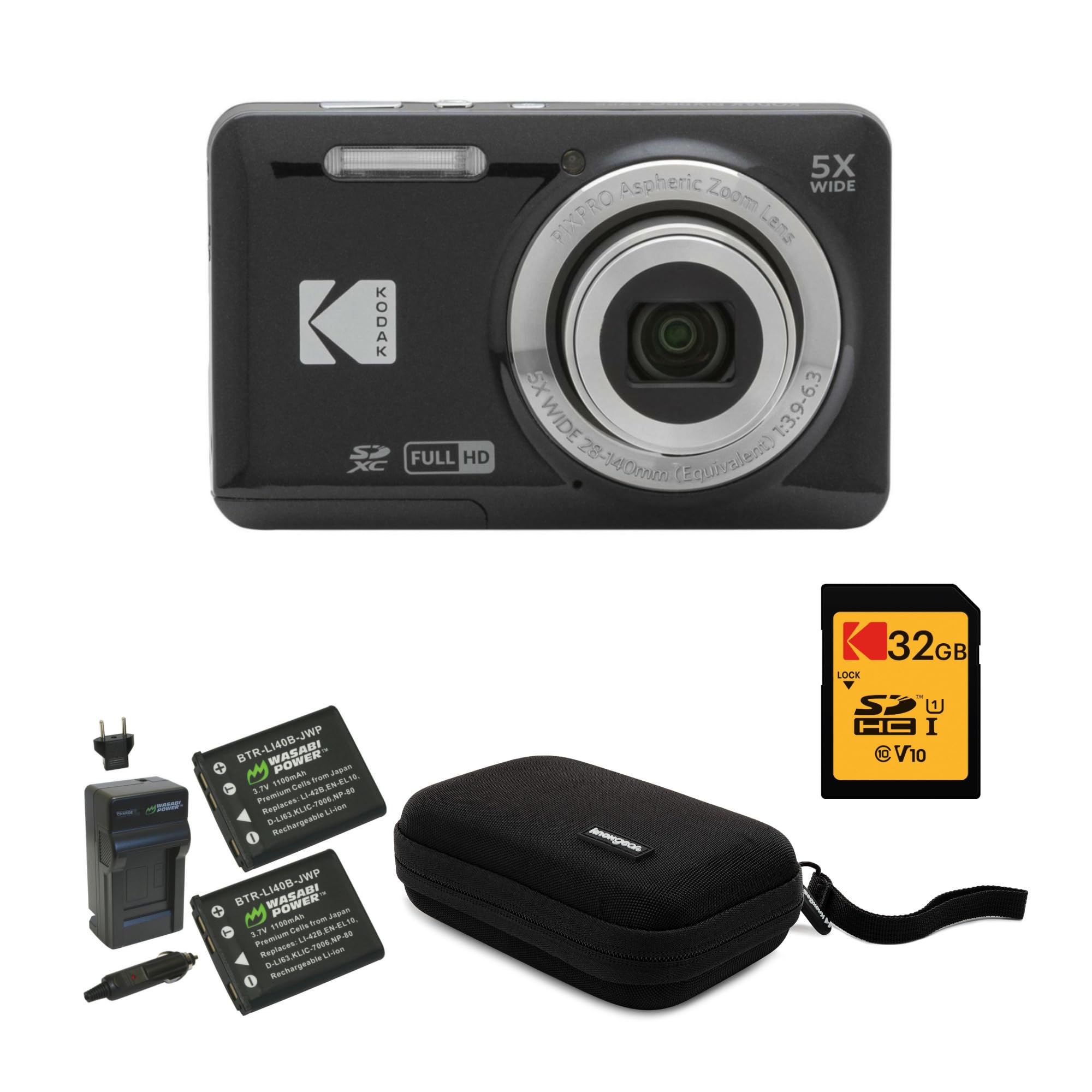 Foto 1 | Cámara Digital Kodak Pixpro Friendly Zoom Fz55 Black - Venta Internacional.