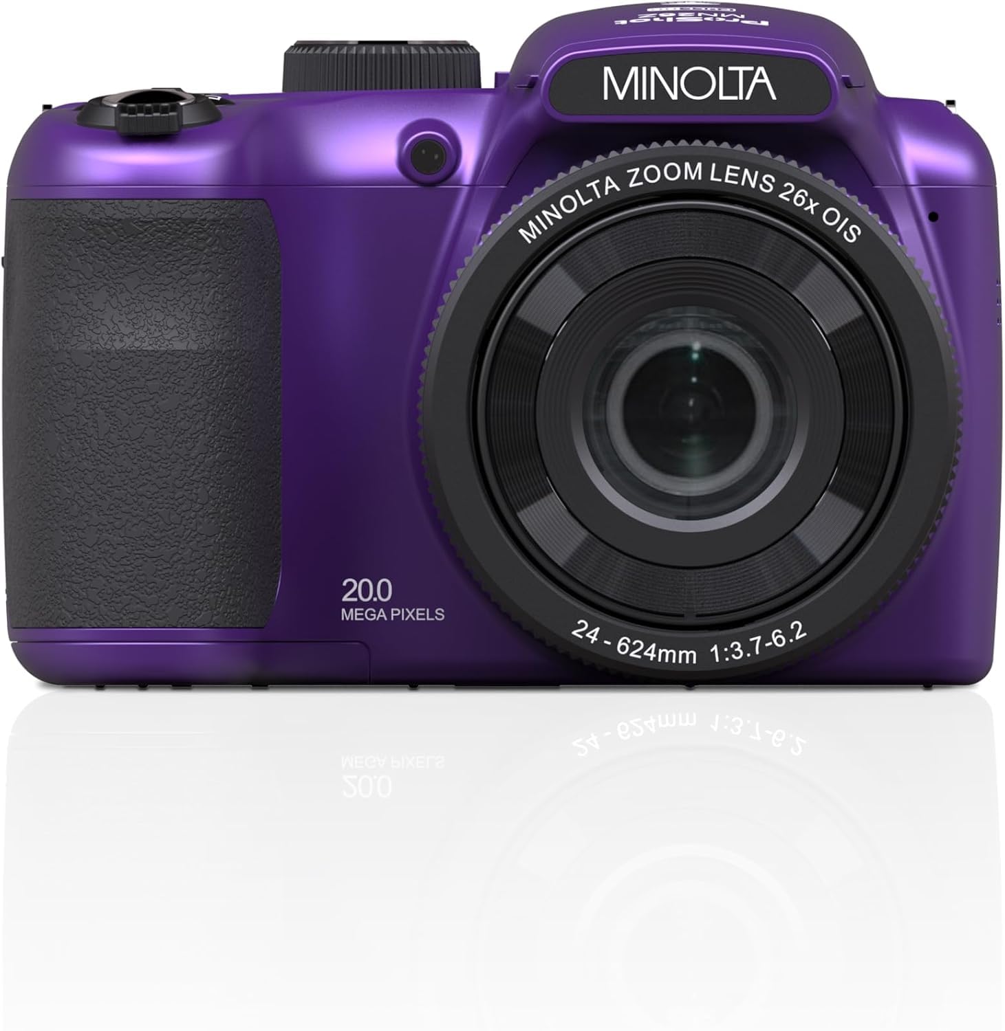 Foto 7 | Cámara Minolta Proshot 20mp 26x Zoom 1080p Hd Wifi Púrpura - Venta Internacional.