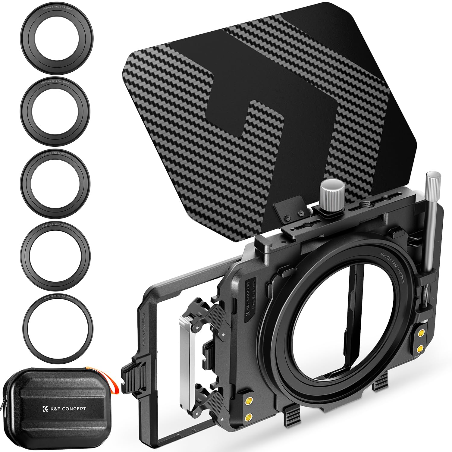 Foto 1 | Matte Box K&f Concept Mini Con Bandera Superior De Fibra De Carbono - Venta Internacional.