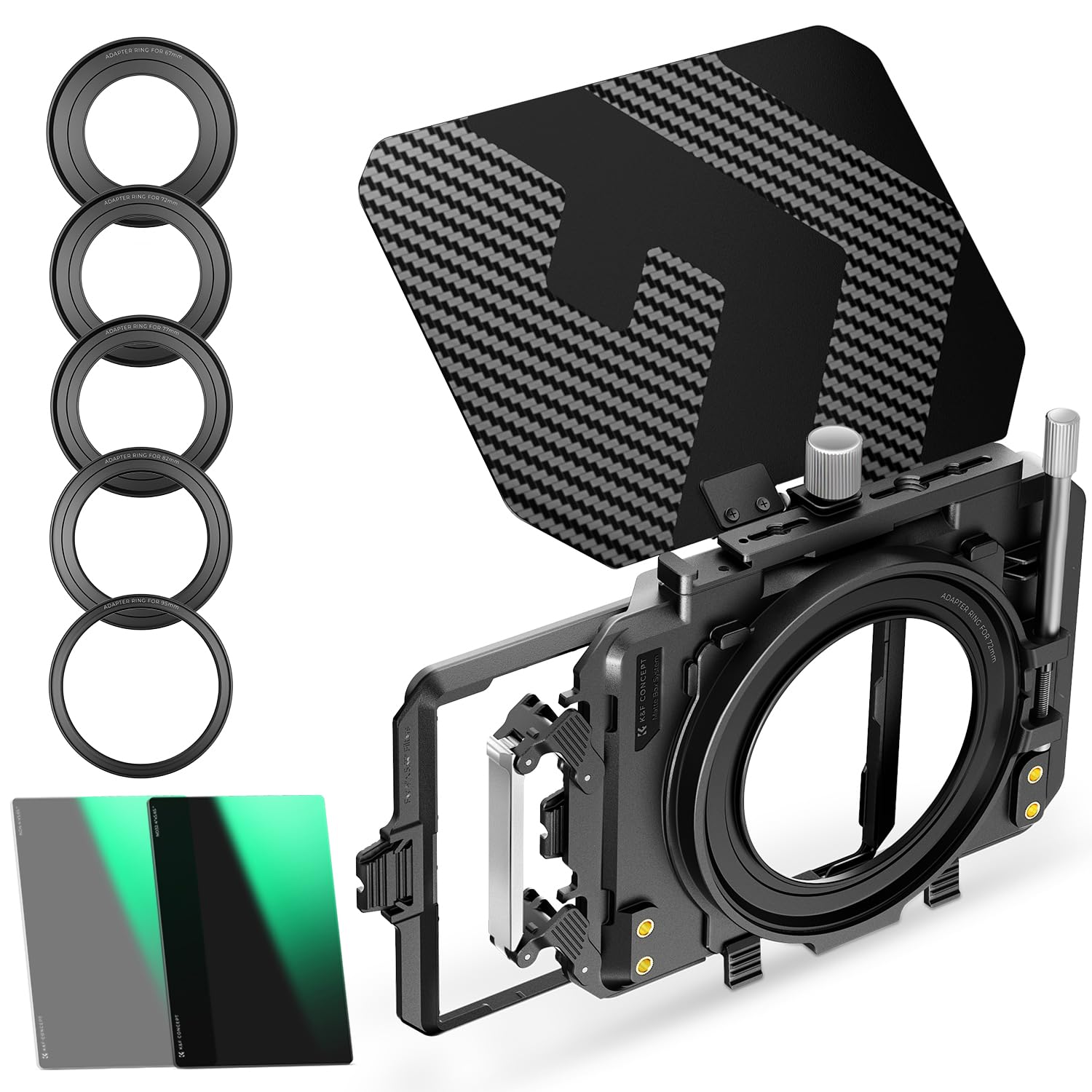 Foto 2 pulgar | Kit Matte Box K&f Concept Mini Con Filtros Nd4+nd32 Para Réflex Digitales - Venta Internacional.