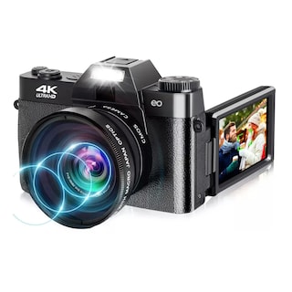 Foto 1 | Cámara Digital Autofocus 4k 56mp Rotación 180 Eo Safe Imports Esi-19536 Negra