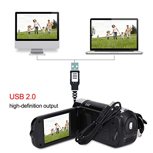 Foto 6 | Videocámara Eboxer 1080p, 16 Mp, 270°, Lcd, Zoom 16x, Sensor Coms - Venta Internacional.