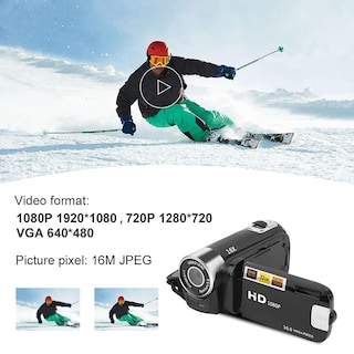 Foto 5 | Videocámara Digital Ashata Dh 90 De 16 Mp Con Zoom 16x Con Pantalla De 2,7 Pulgadas - Venta Internacional.