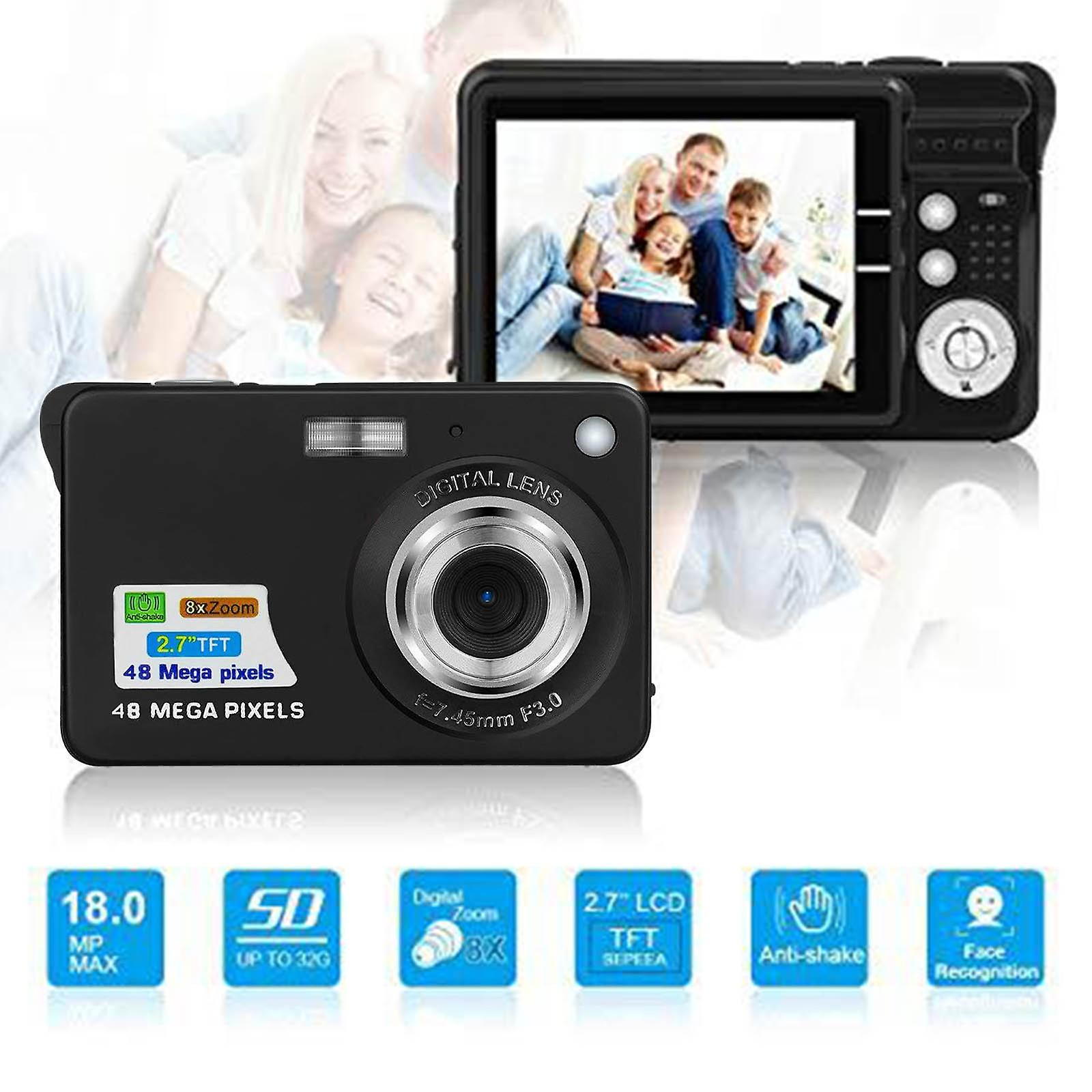 Foto 5 pulgar | Cámara Digital Huoguo, Vídeo De 18 Mp, 720p, Zoom 8x, Pantalla Lcd De 2,7 Pulgadas - Venta Internacional.