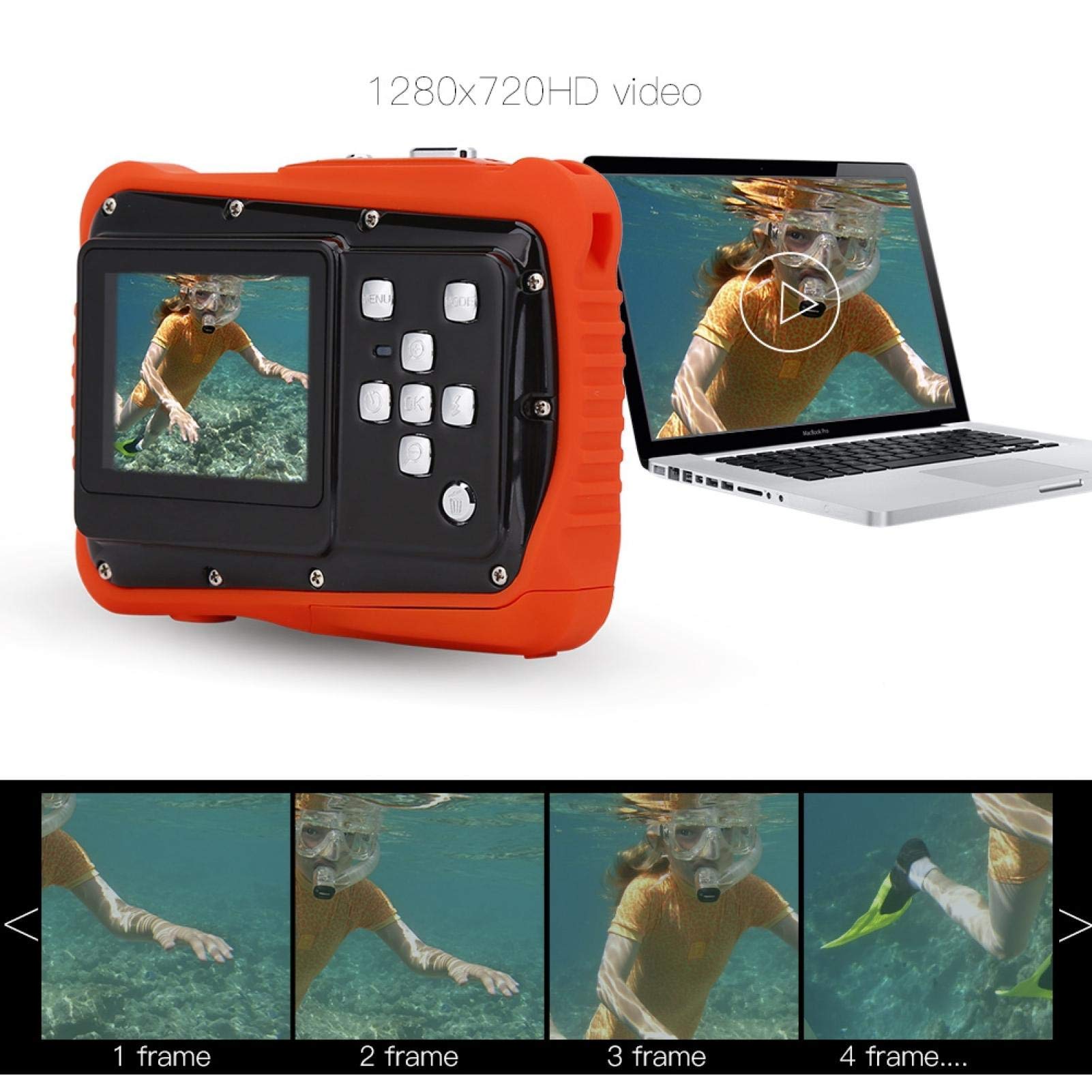 Foto 4 pulgar | Cámara Subacuática Hilitand Digital 1080p 12mp Para Niños De 3 A 14 Años - Venta Internacional.