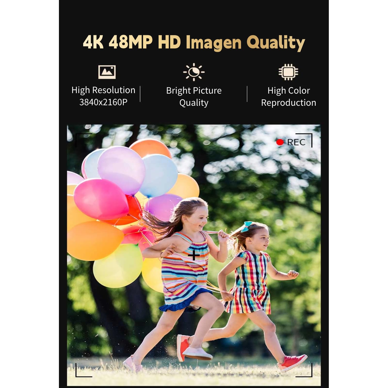 Foto 4 pulgar | Cámara Digital Yoidesu 4k, 48 Mp, Zoom 18x, Vídeo Full Hd De 3.0 Pulgadas - Venta Internacional.