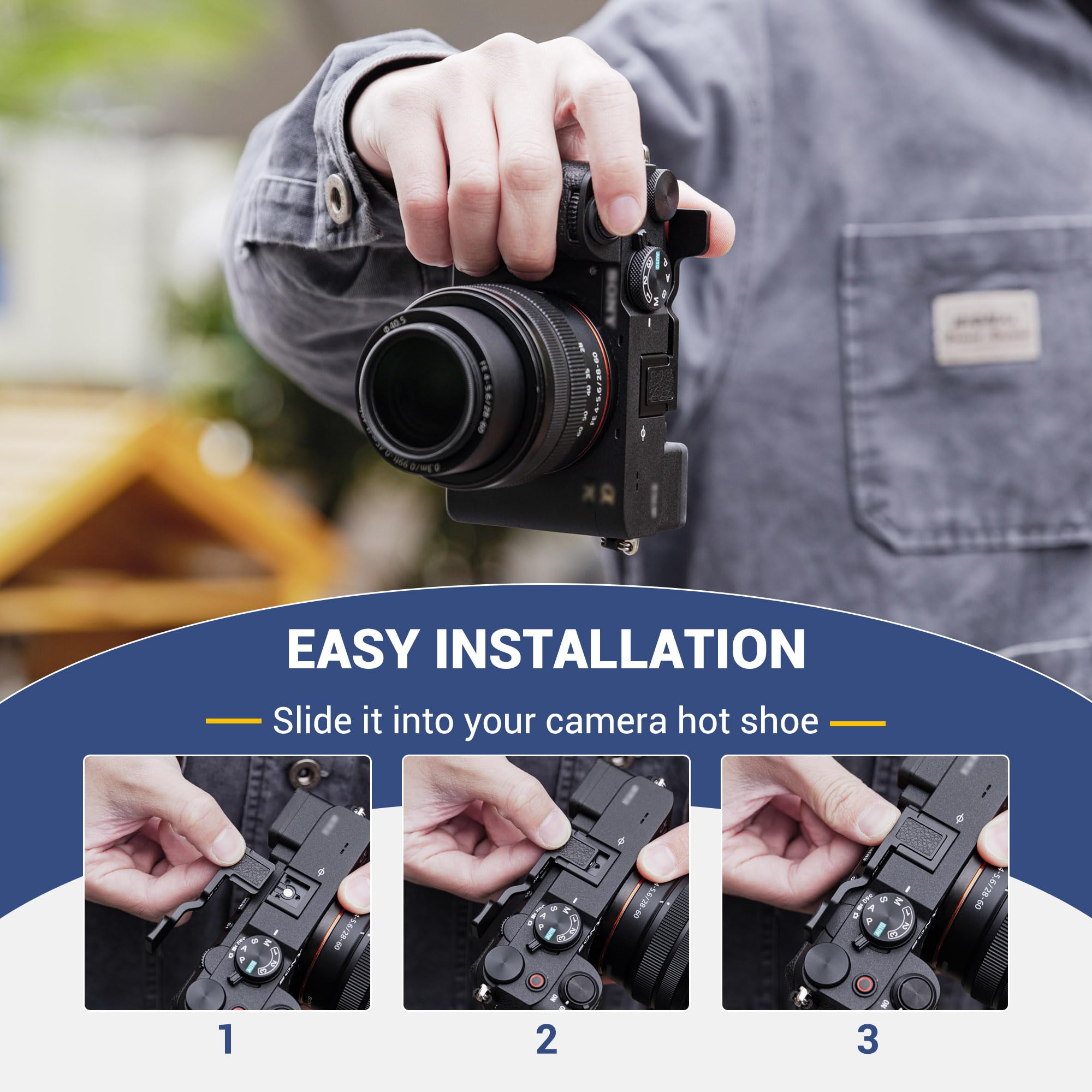 Foto 4 pulgar | Empuñadura Jjc A7cii A7cr Para Cámara Sony A7c Ii A7c R - Venta Internacional.