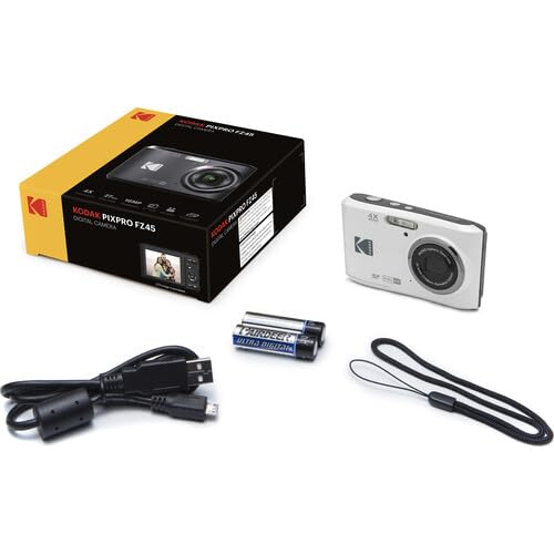 Foto 4 | Cámara Digital Kodak Pixpro Fz45 Con Tarjeta De Memoria De 32 Gb Blanca - Venta Internacional.