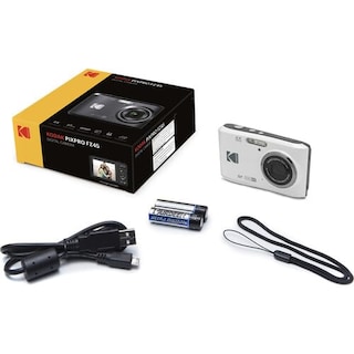 Foto 4 | Cámara Digital Kodak Pixpro Fz45 Con Tarjeta De Memoria De 32 Gb Blanca - Venta Internacional.
