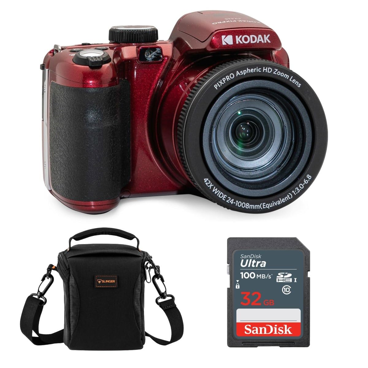 Foto 1 | Cámara Digital Kodak Pixpro Az425 Astro Zoom 20mp Full Hd - Venta Internacional.